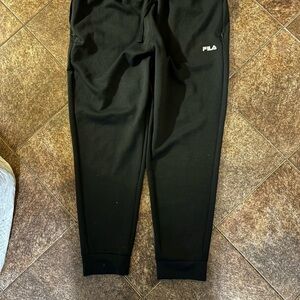Fila Black Sweatpants for Men